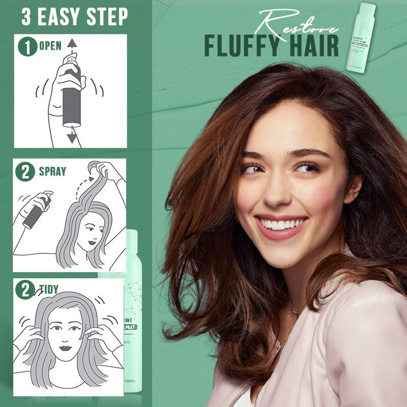 RamoraLift™ Oil-Control Volume Spray — Instantly Thicker, Stronger Hair That Shines with Confidence