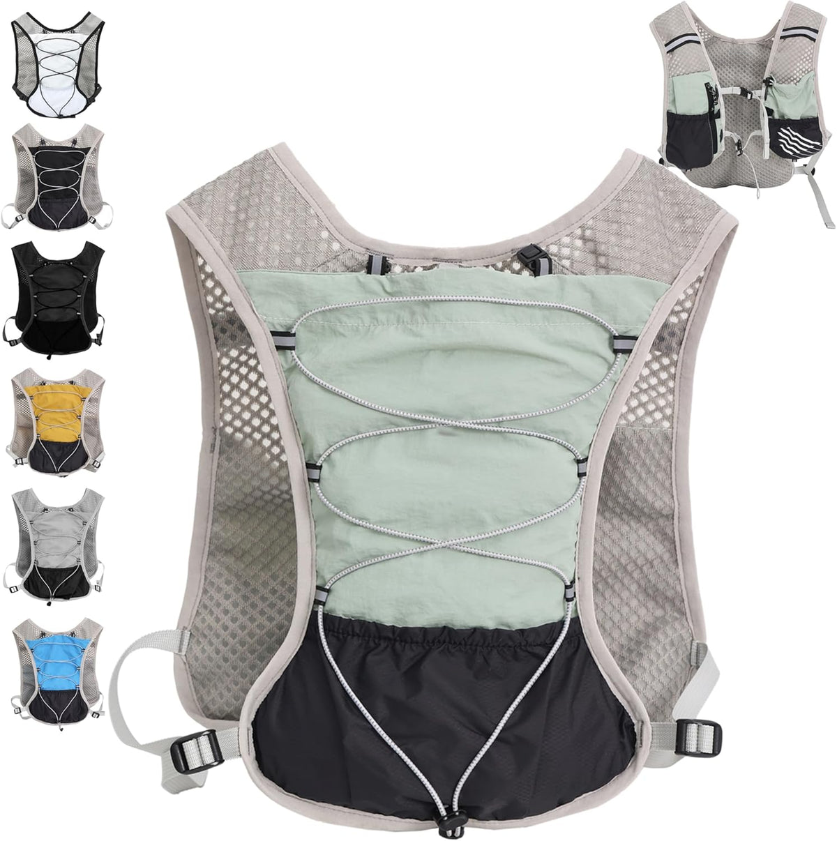 Water Backpack for Hiking and Running - 2L Hydration Vest