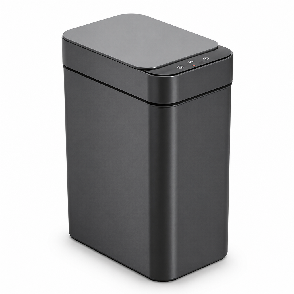 Touchless Sensor Dual-Mode Sealed-Lid Trash Can (11L)