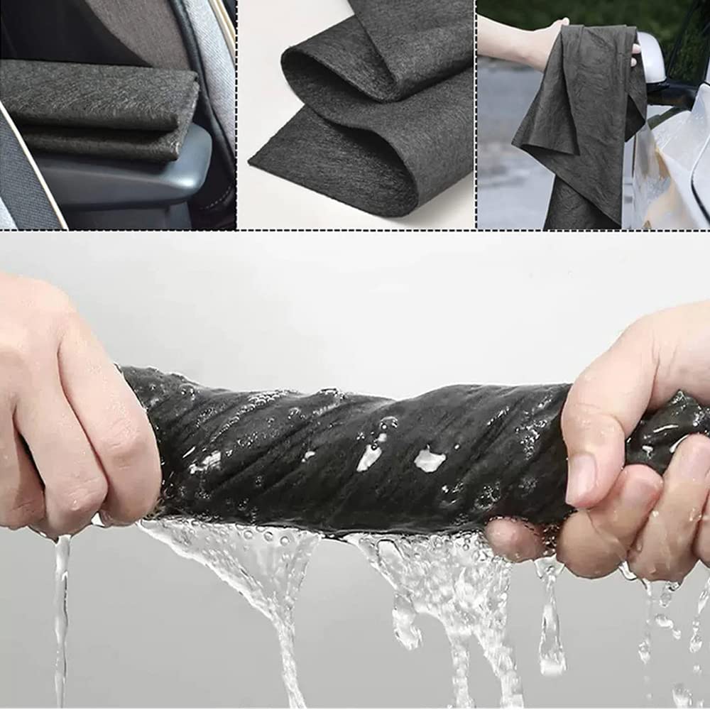 Streak-Free Microfiber Cloths – Chemical-Free Cleaning Set