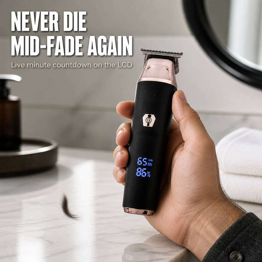 TitanEdge™ — Achieve Pro Fades at Home Without Mid-Cut Battery Failures