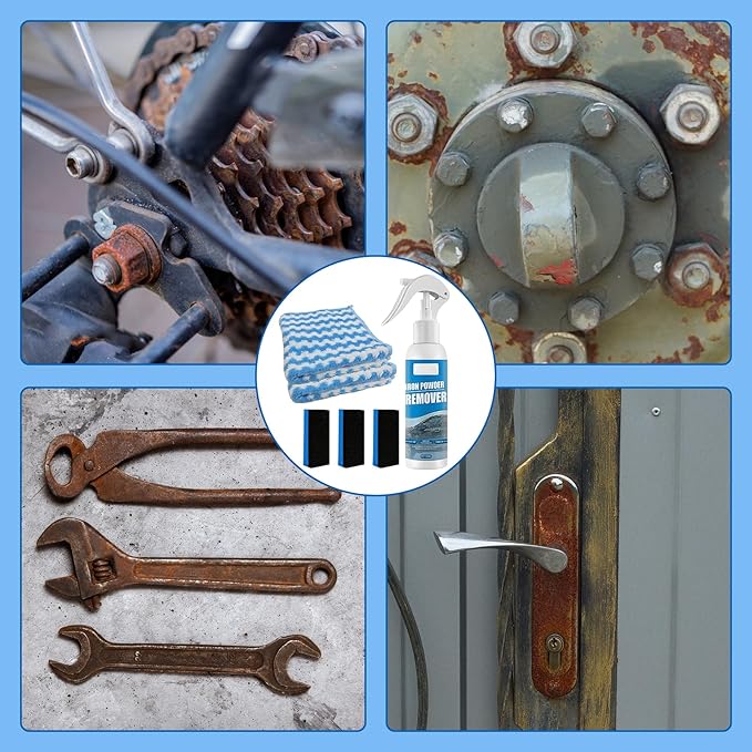 Metal Surface Rust Removal Spray – Easy No-Scrub Solution
