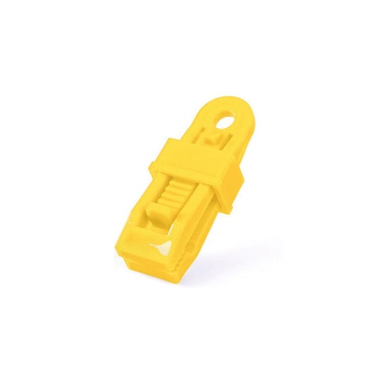 Weatherproof Clothespins Set - 50 Pieces with Spiral Lock