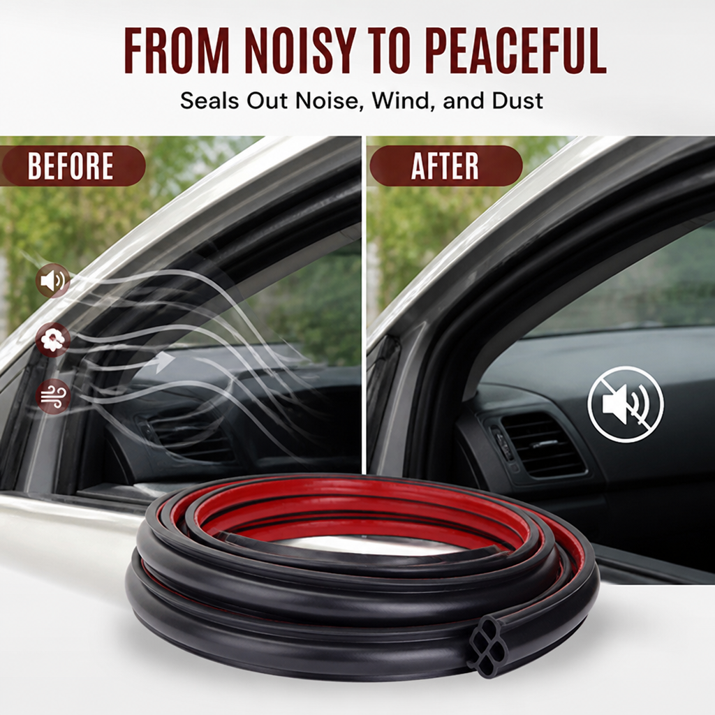 SilentGuard™ — Seal Out Road Noise, Wind & Dust in Minutes Flat