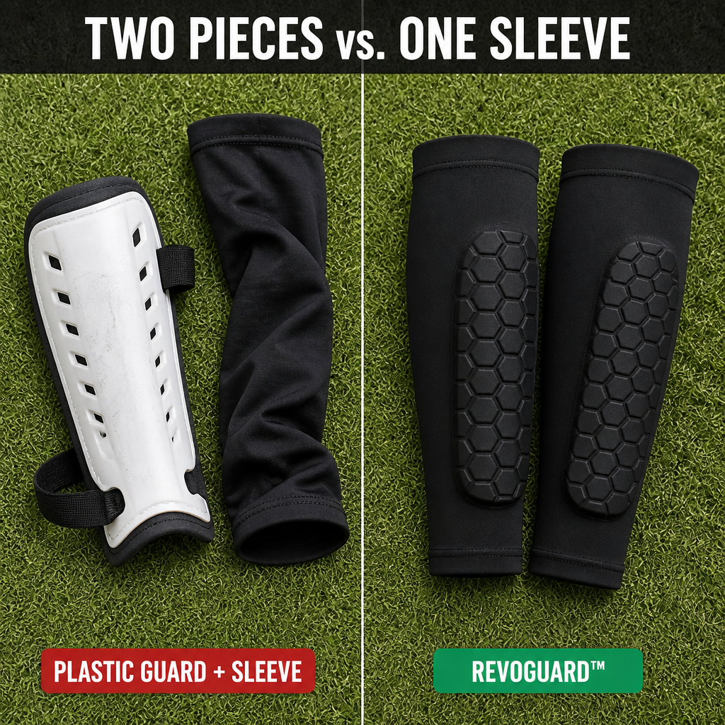 RevoGuard™ — Protect Young Shins Against Every Tackle Without Bulk or Slip