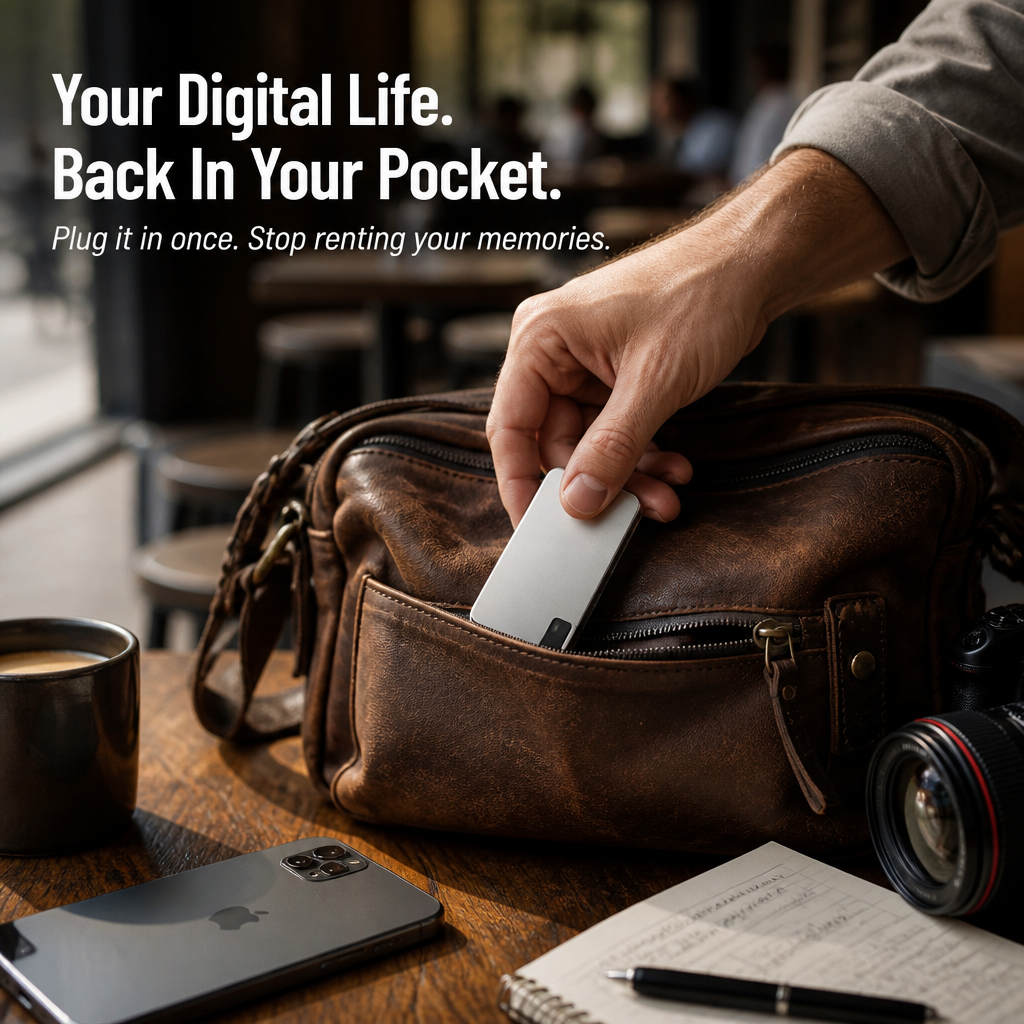 FlashVault™ — Banish "Storage Almost Full" Alerts Forever | Ready-to-Use 500GB Plug-and-Play