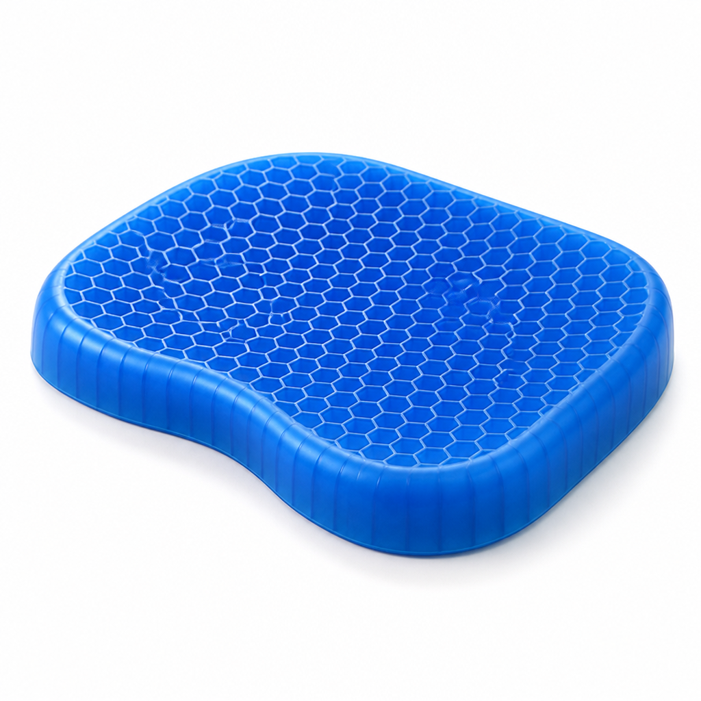 Orthopedic Gel Tailbone Support Seat Cushion (Removable Cover)