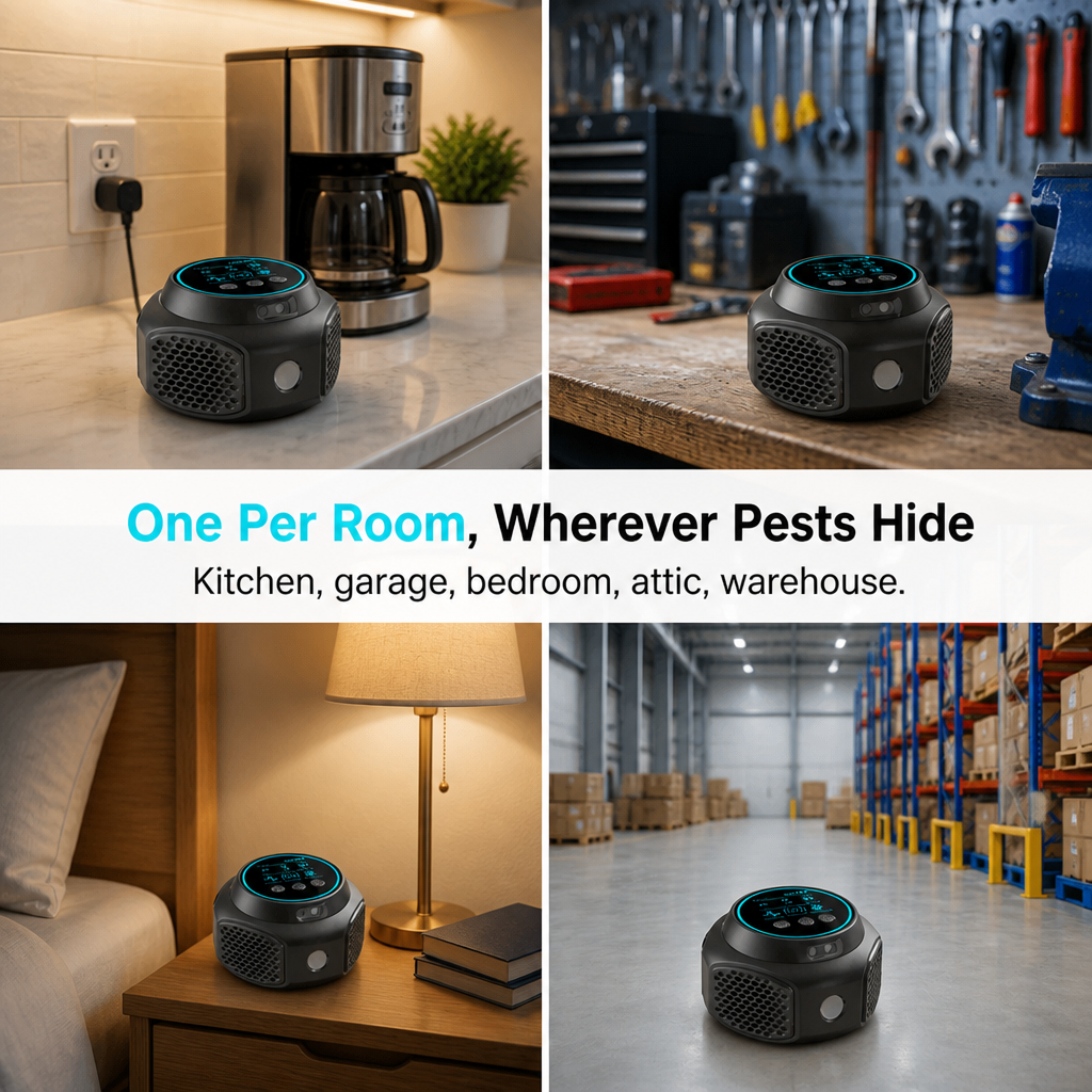 VectaShield™ — Repel Mice, Spiders & Roaches Without Deploying Any Traps