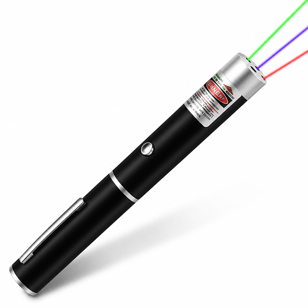 Multi-Color Long-Range Copper & Aluminum Laser Pointer