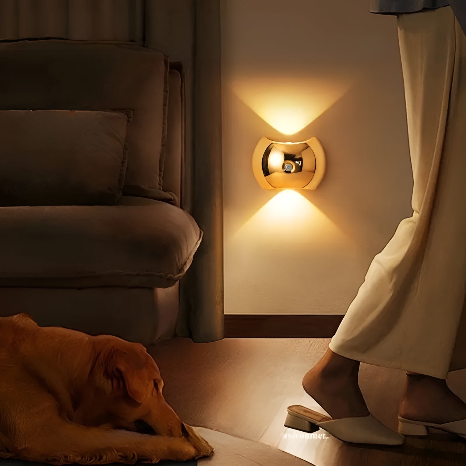 Wall Lamp with Motion Detector – Rechargeable, Magnetic & Wireless
