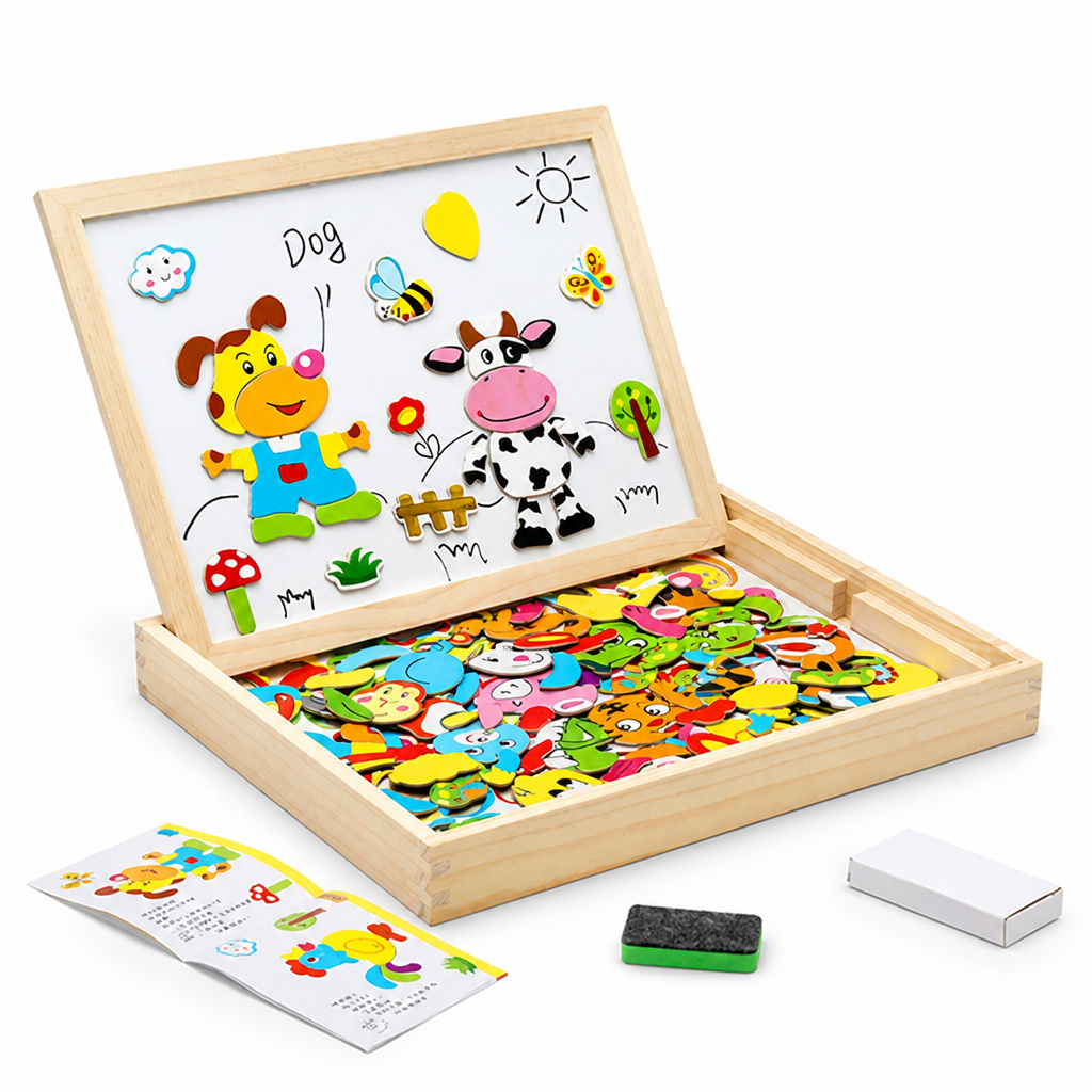 Montessori-Inspired 2-in-1 Erasable Drawing Board