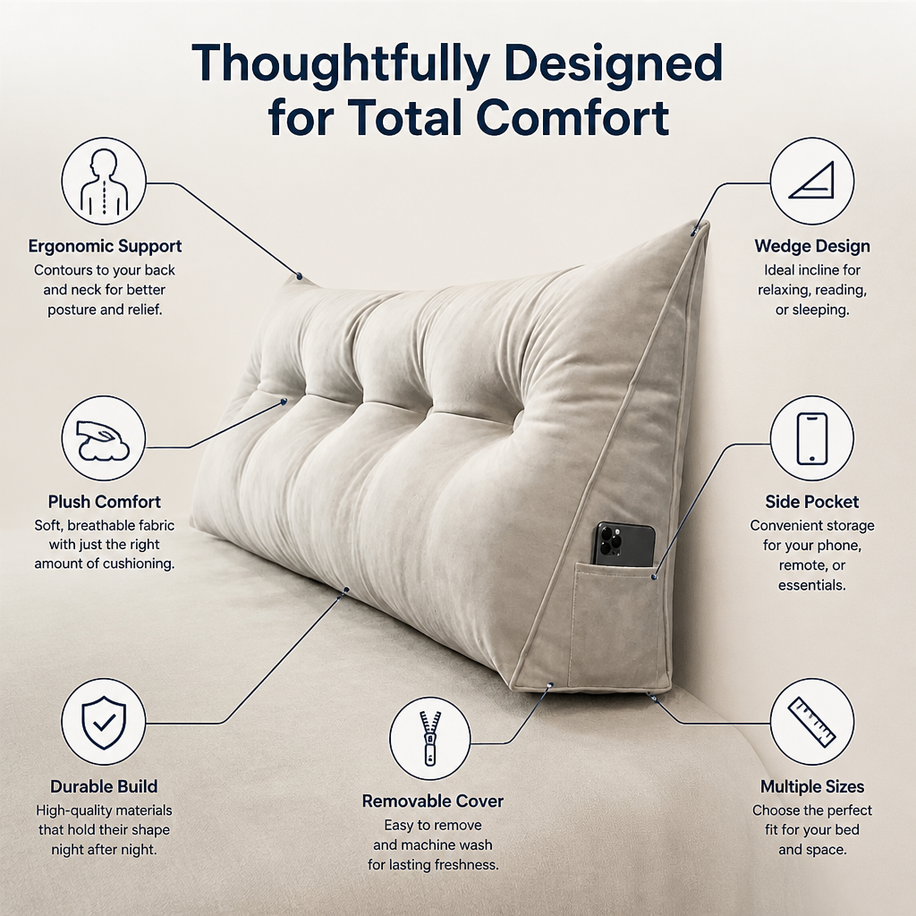 Sereneo™ Orthodesign Comfort Cushion — Melt Away Pain and Wake Up Energized Every Day