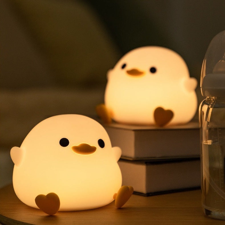 Touch-Controlled LED Chick Night Light with Timer Feature