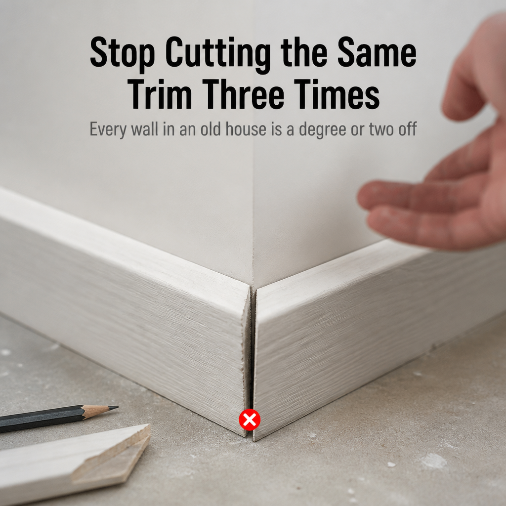 MiterMate™ — Achieve Tight Corner Joints Without the Miter-Saw Calculations