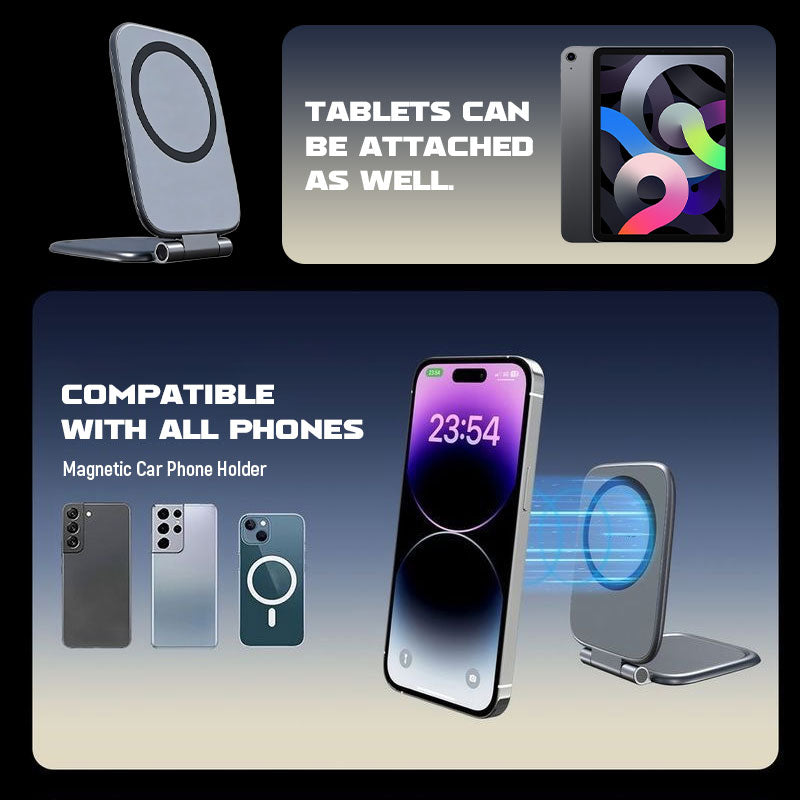 Reinforced Magnet Core Car Phone Mount with Magnetic Grip