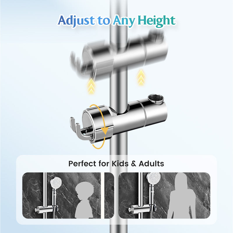 AquaGlide™ — Snap On Total Shower Freedom and Perfect Comfort Every Time