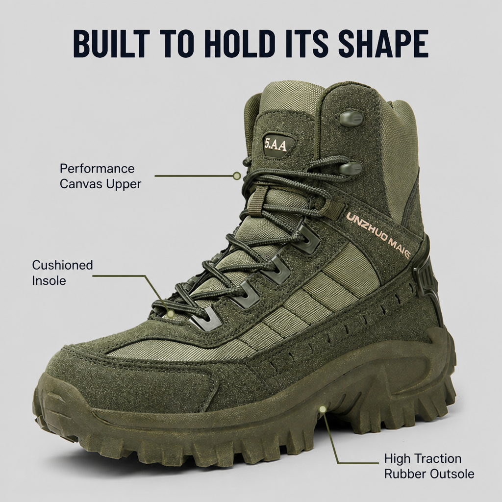 IronDash™ Tactical Boots — Command Every Terrain with Dry, Steady Confidence