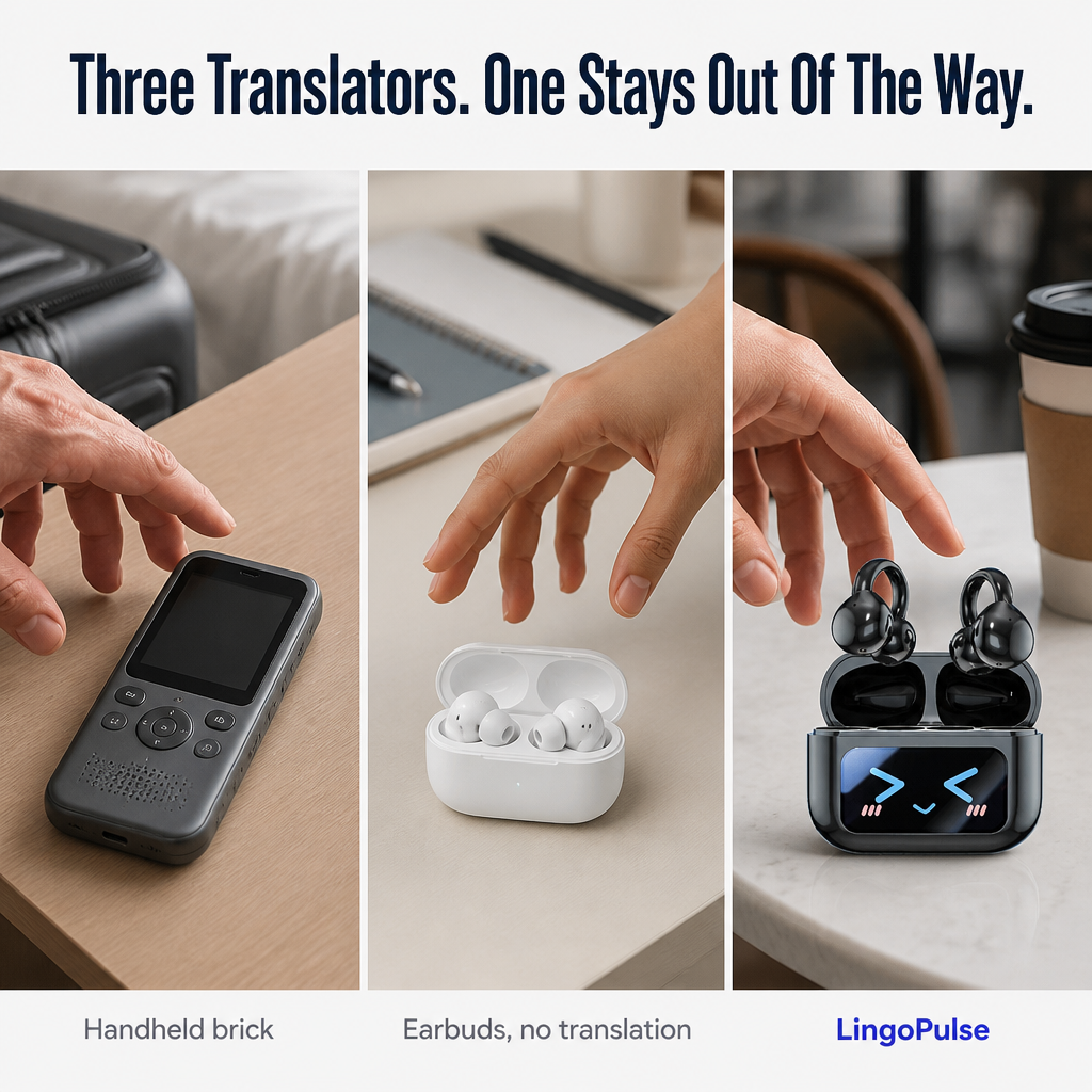 LingoPulse™ — Converse in 134 Languages Without Glancing at Your Phone