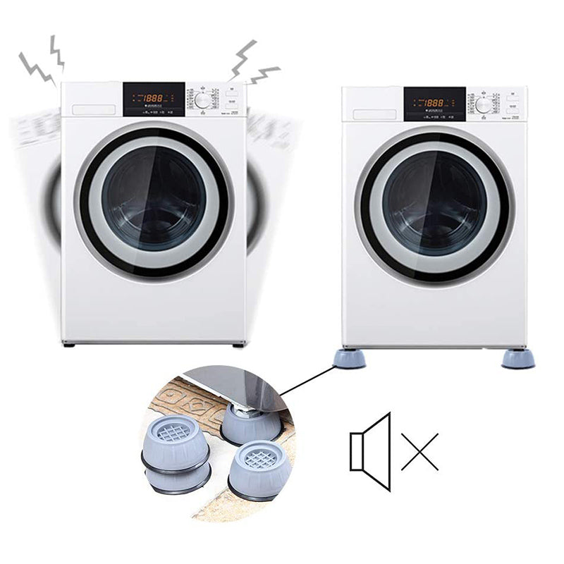 Noise-Reducing Rubber Feet – Anti-Vibration Pads for Washers and Dryers