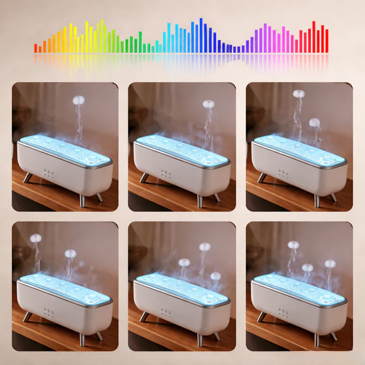 LED Light Aroma Diffuser with Jellyfish Mist Feature
