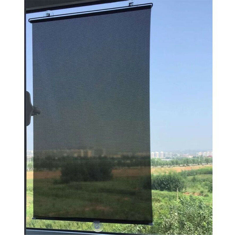 Suction Cup Window Shade – Custom Blackout Roller Blind for Home & Travel