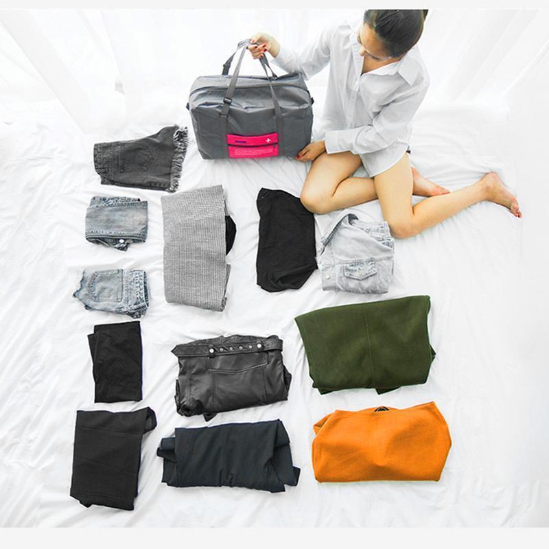 Travel Bag with Suitcase Connector – Foldable Design