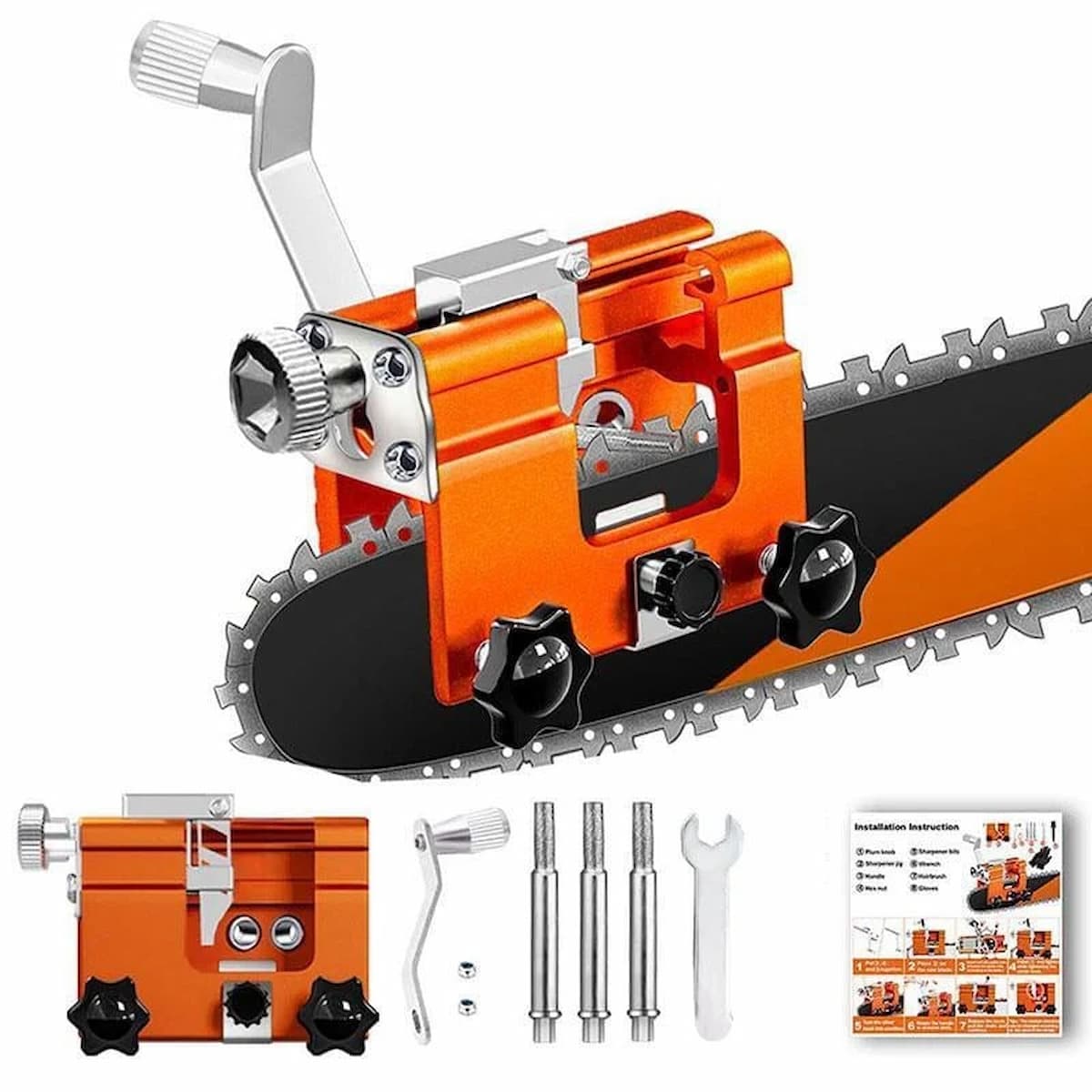 Chainsaw Sharpener for Portable Use – No Power Needed