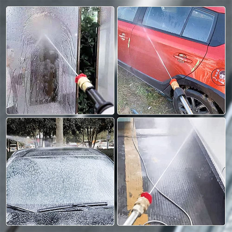 Compact Cordless High-Pressure Washer with Dual Nozzles