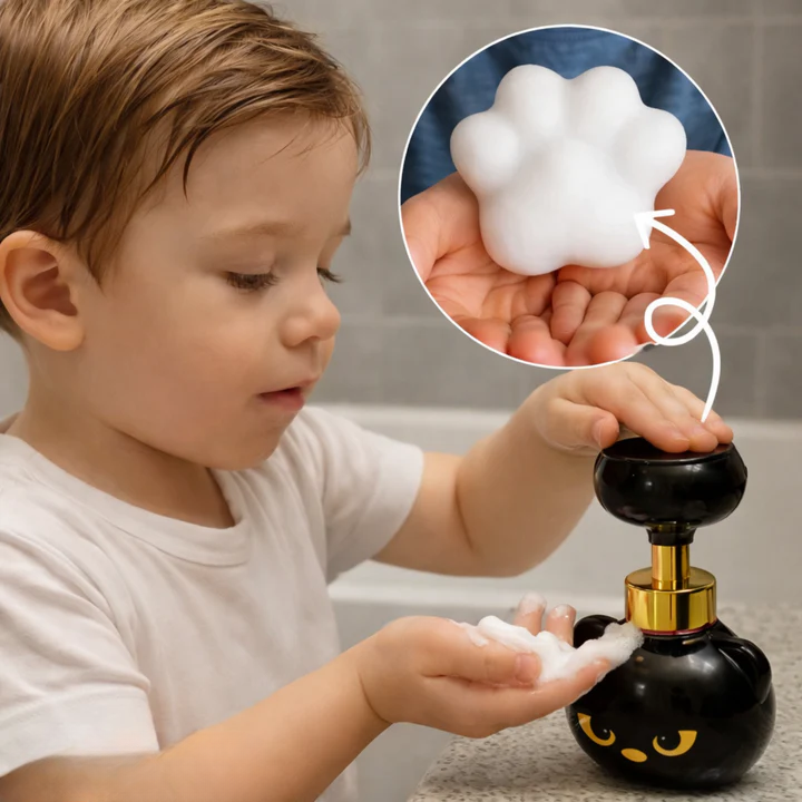 Touchless Foam Soap Dispenser with Bear Design in Gift Box