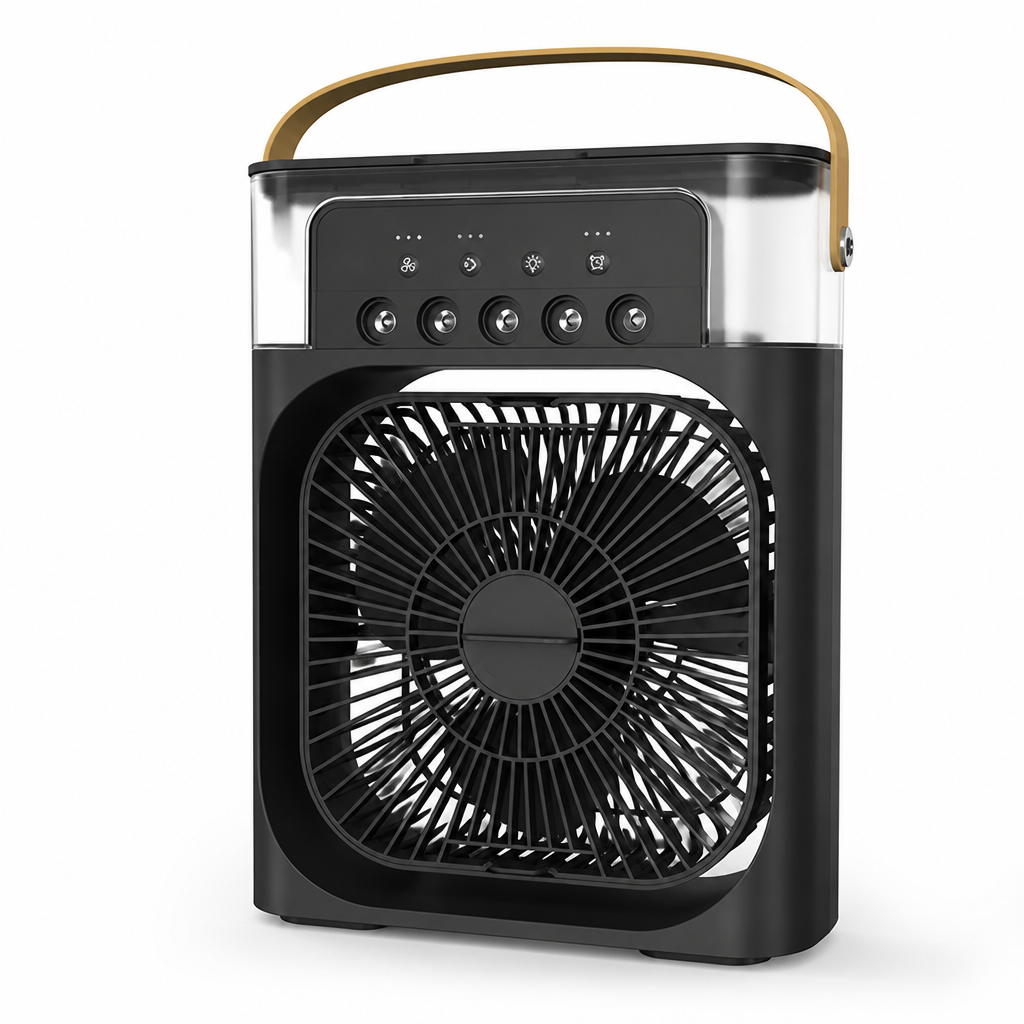 Quiet USB-Powered Portable Mist Fan & Humidifier (500 mL Tank)