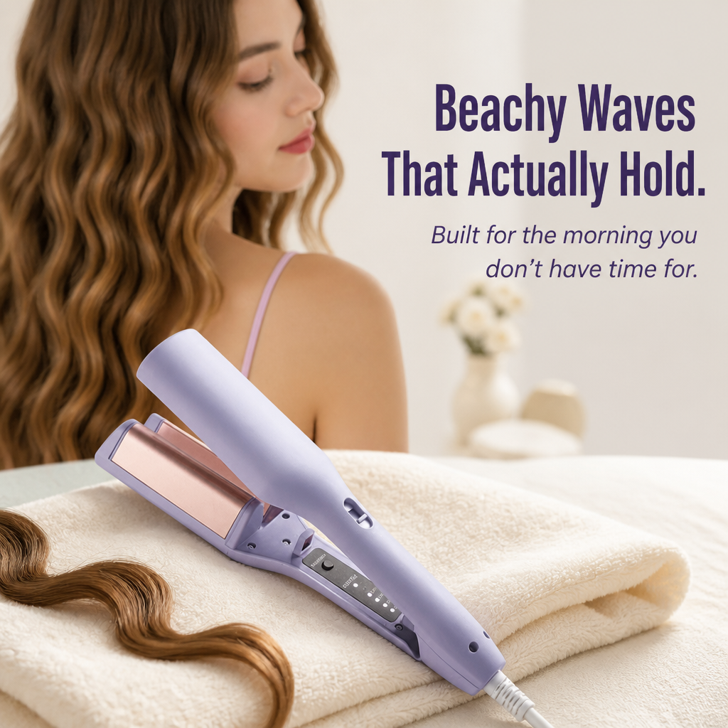 LunaWave™ — Effortless, All-Day Beach Waves That Turn Heads Instantly