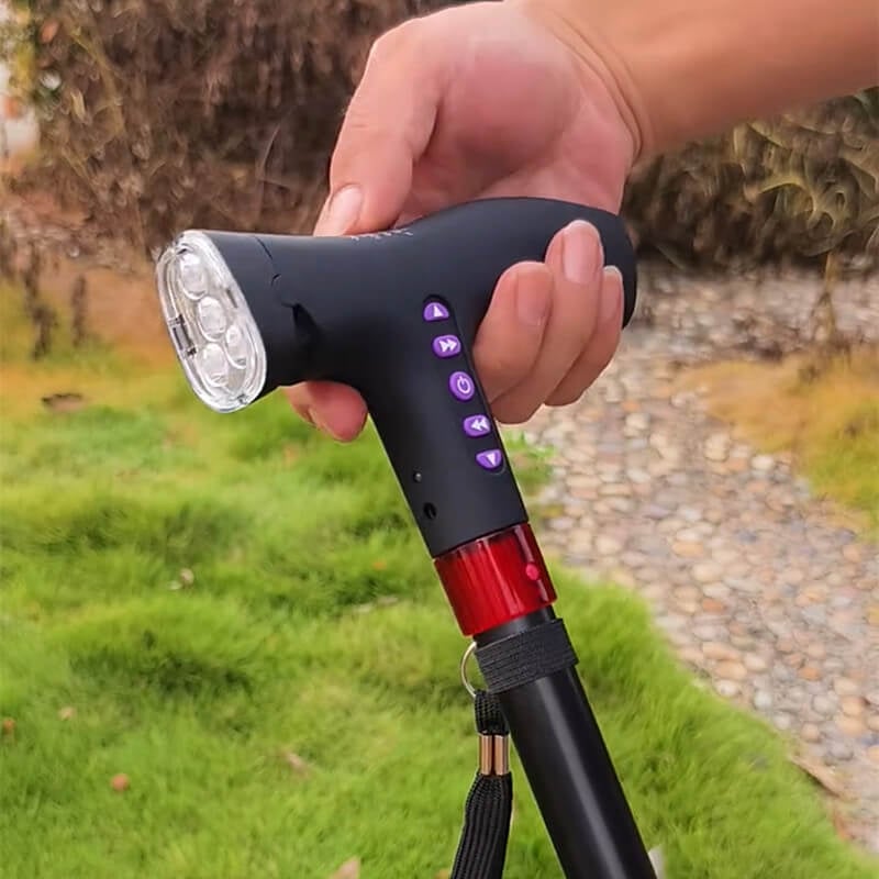 Walking Stick | Adjustable Height | Fall Detector | SmartCane