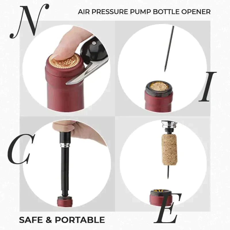 Air Pump Wine Opener – Effortless Cork Removal in Seconds