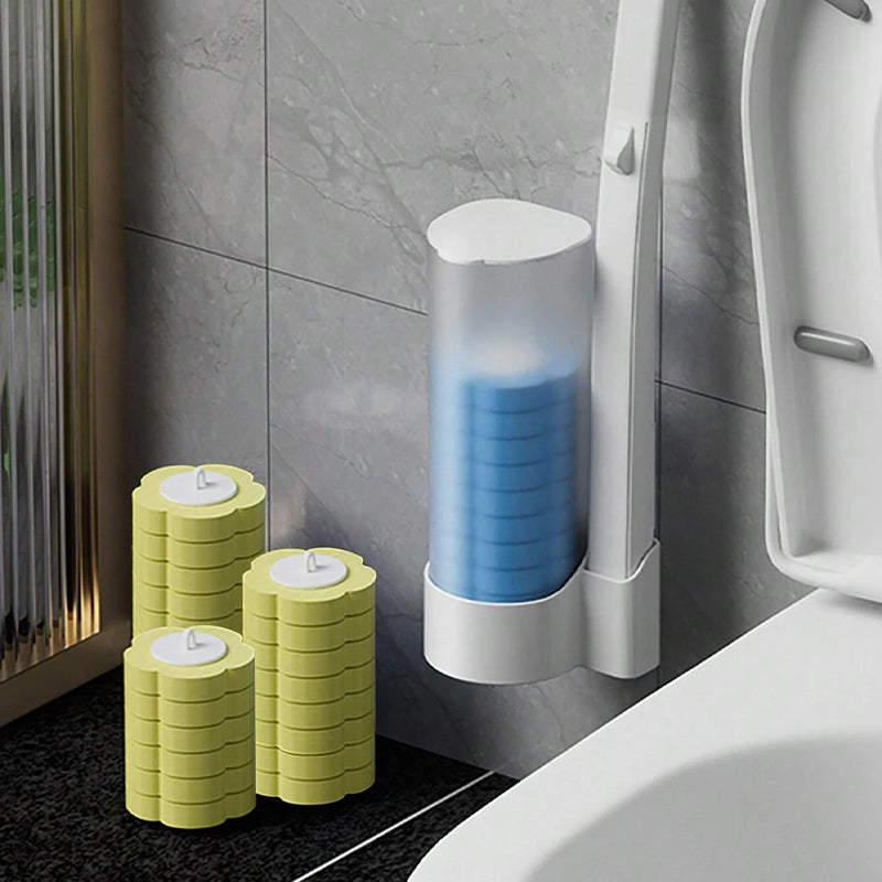 Disposable Toilet Scrubber | Antibacterial | Hygienic Sponge Heads | CleanClick