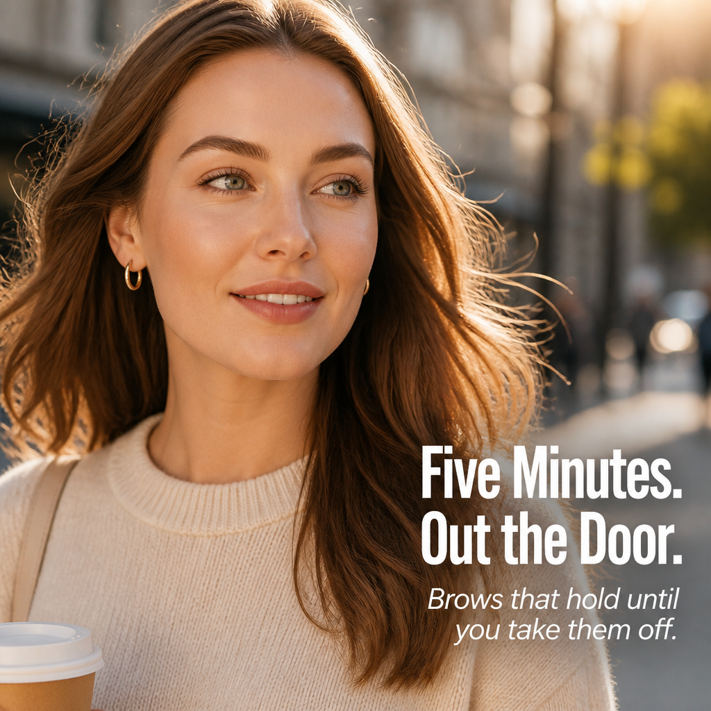 NatuSculpt™ 4-Tip Brow Pen — Draw Natural-Looking Brows in 60 Seconds That Stay Put