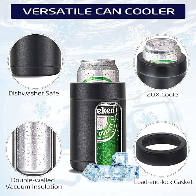 Vacuum Insulated Drink Holder for Cans – Stainless Steel Design