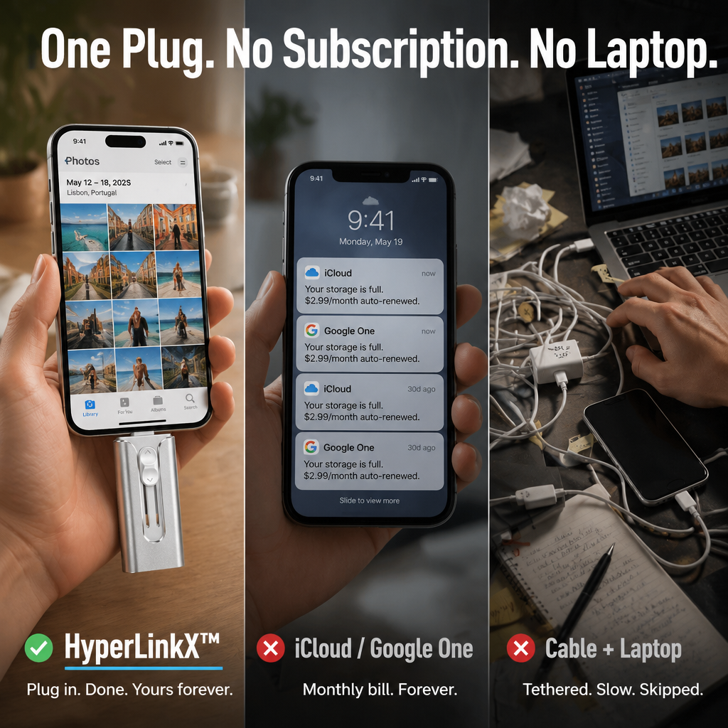 HyperLinkX™ — Rapid Sync That Protects Your Device and Keeps It Stylish