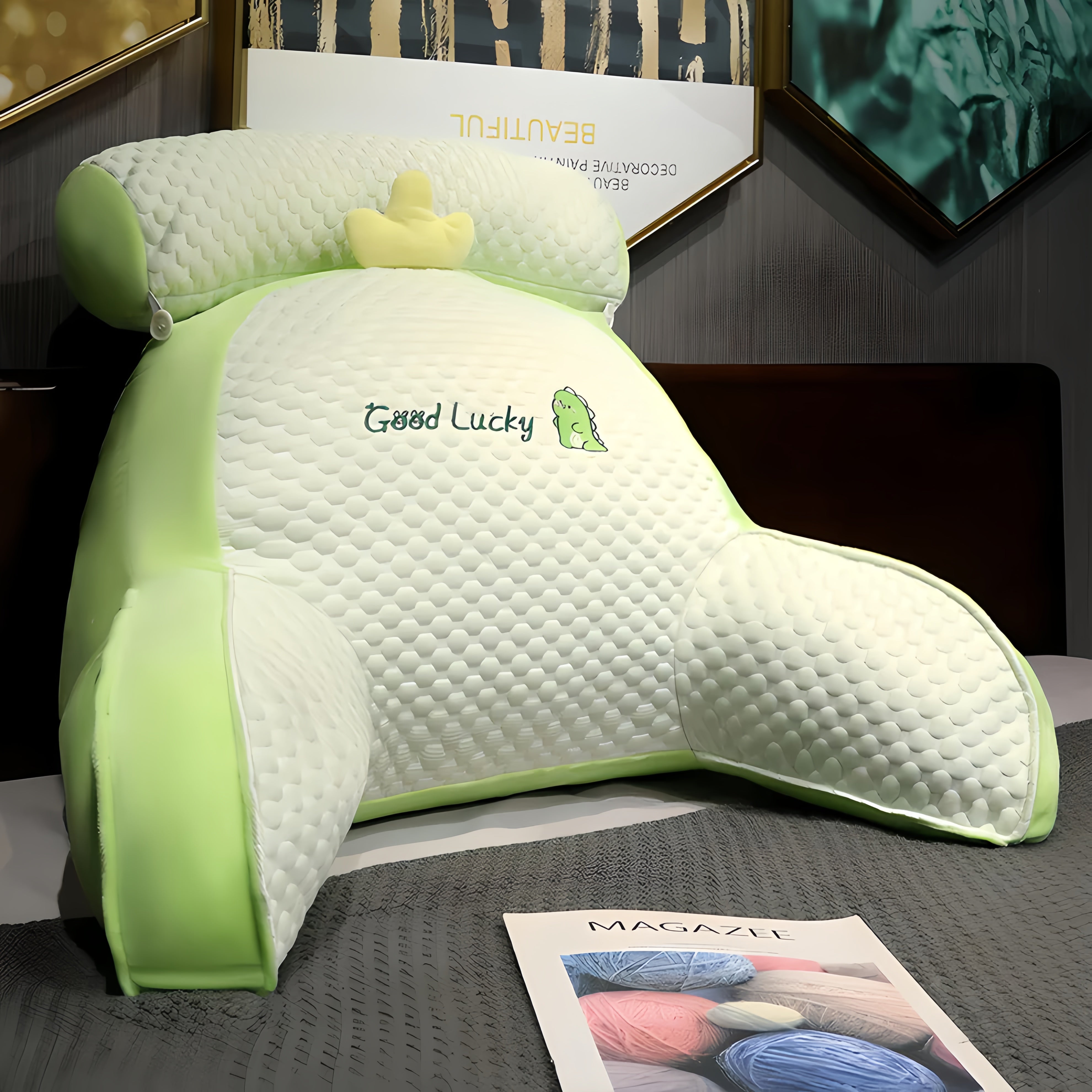 SereniBack™ Pillow — Melt Away Neck & Back Pain for Calm, Cozy Relief All Day