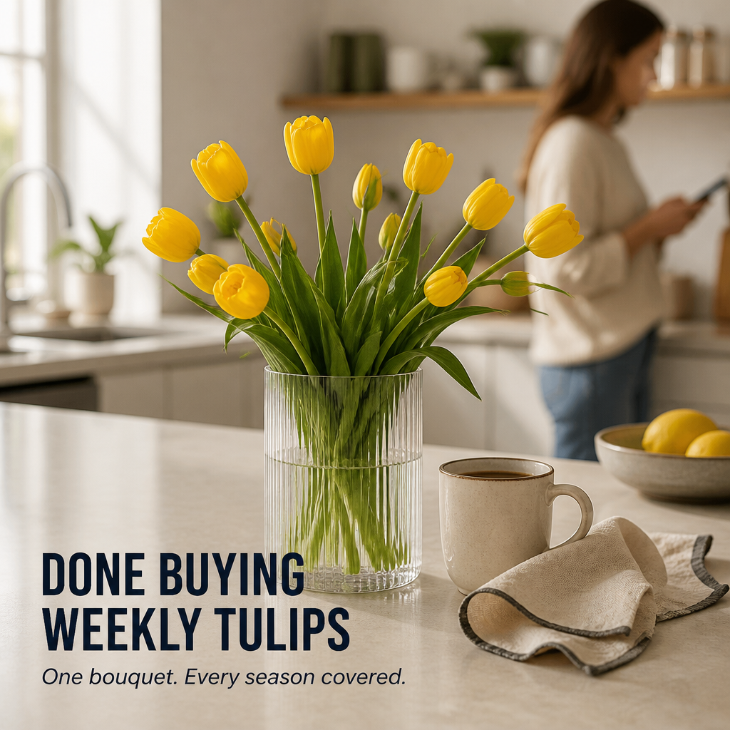 Everbloom™ — Feel the Difference With Real-Touch Tulips That Stay Fresh Forever