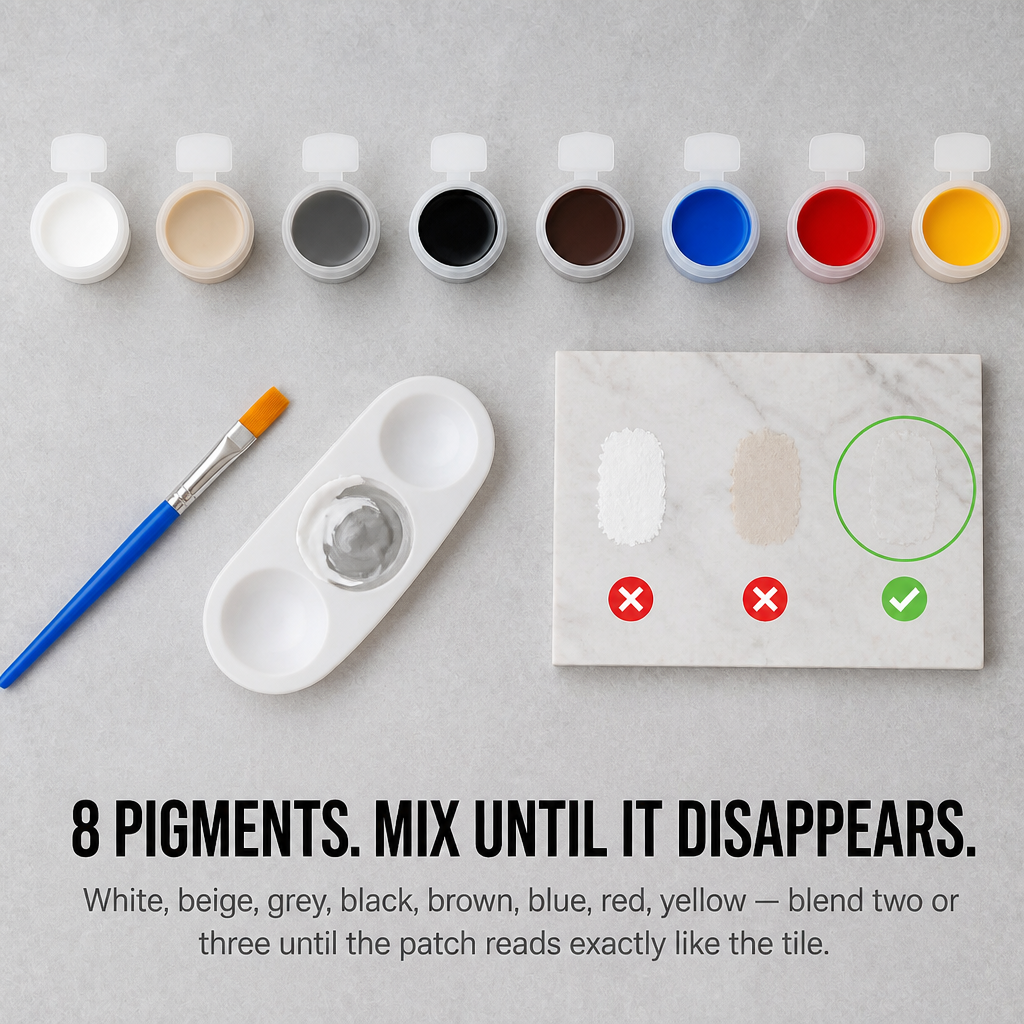 StoneMend™ — Repair Cracks, Chips & Holes in Tiles, Sinks & Stone