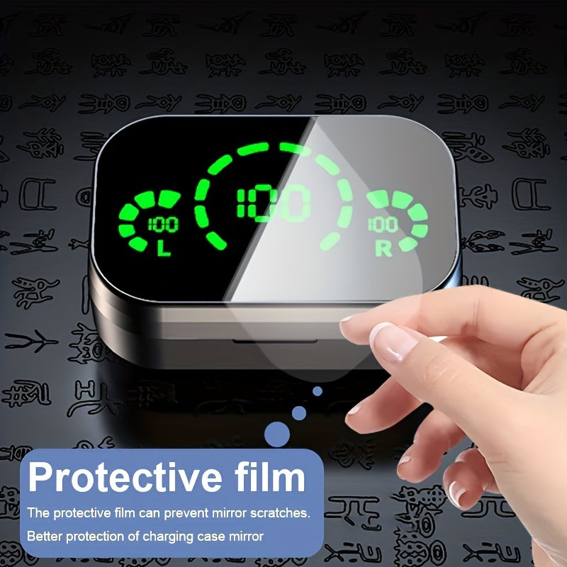 In-Ear Bluetooth Earbuds with LED Charging Box