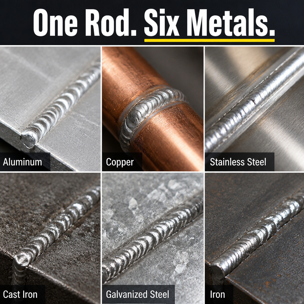 FlowForge™ — Seal Cracked Aluminum, Copper or Steel Using Only a Lighter