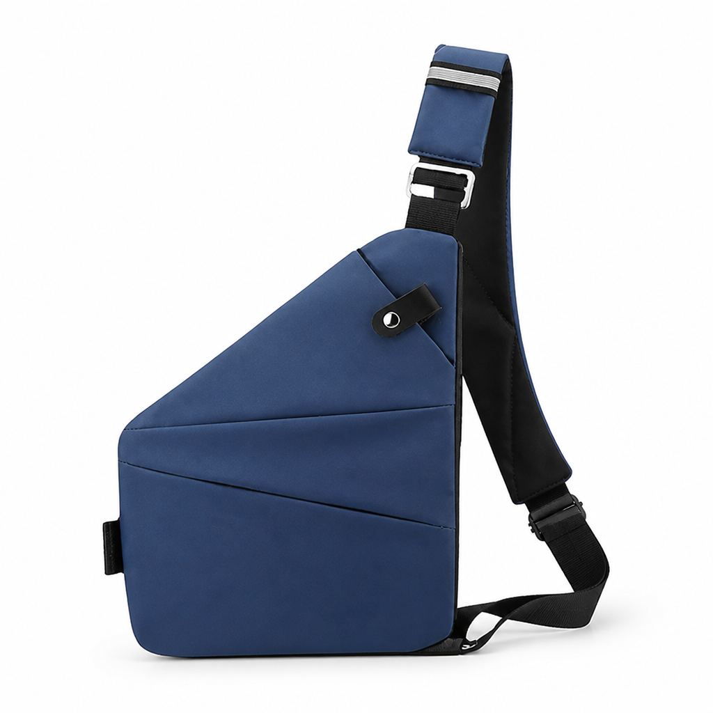 Cut-Resistant Strap & RFID-Blocking Pocket Crossbody Bag