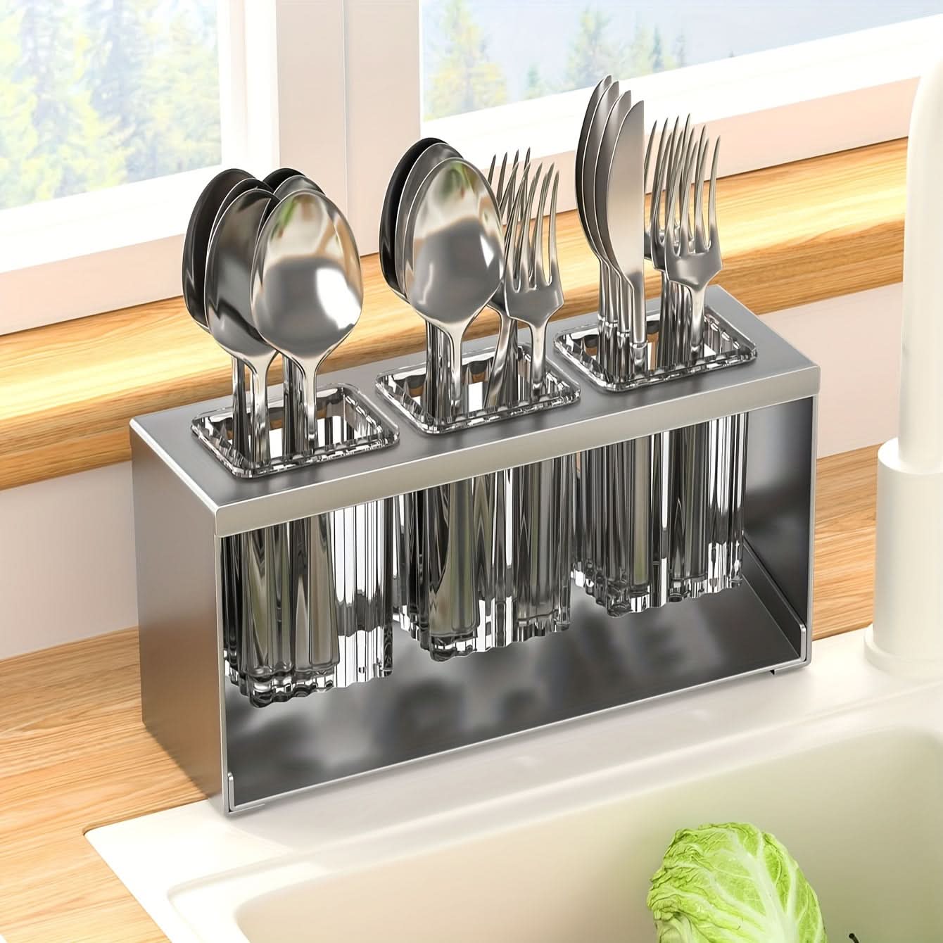 Kitchen Utensil Organizer Rack for Efficient Storage
