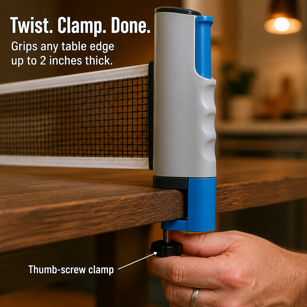 FlexiPong™ — Transform Any Table into a Ping Pong Arena in 30 Seconds