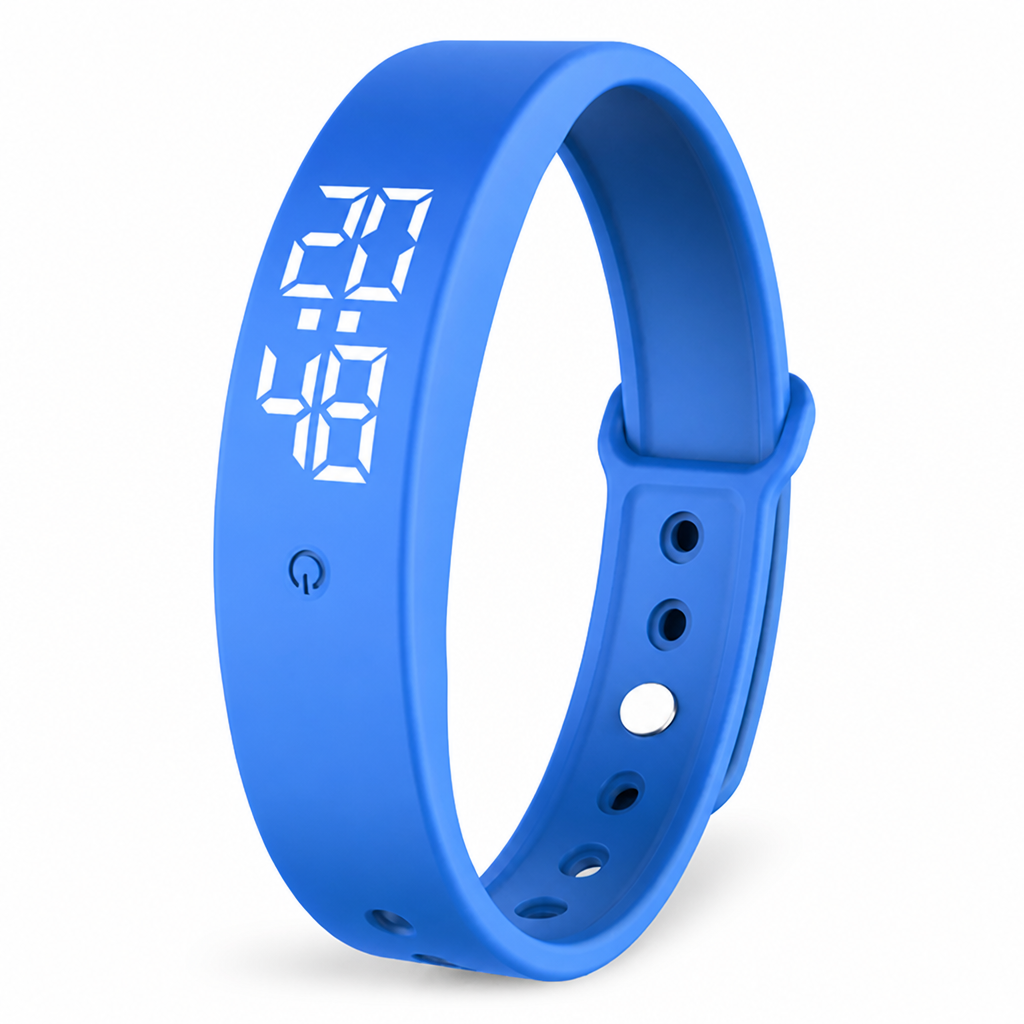 Waterproof Vibration & Temperature Tracking Smartwatch