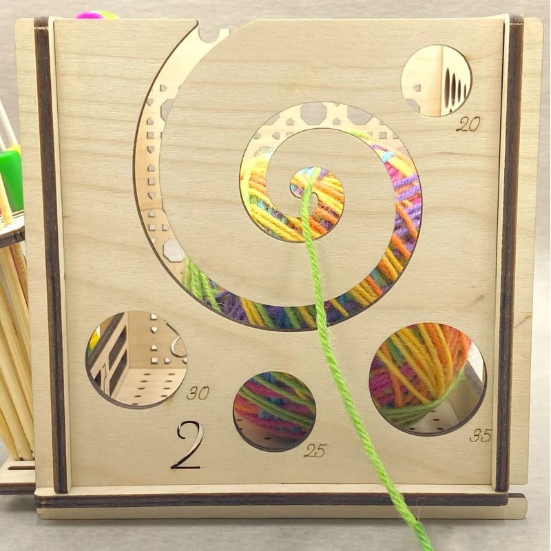 Tangle-Free Crafting Bliss | Storage for Needles Scissors Tools | Smooth Thread Flow Without Snags | KnitNest