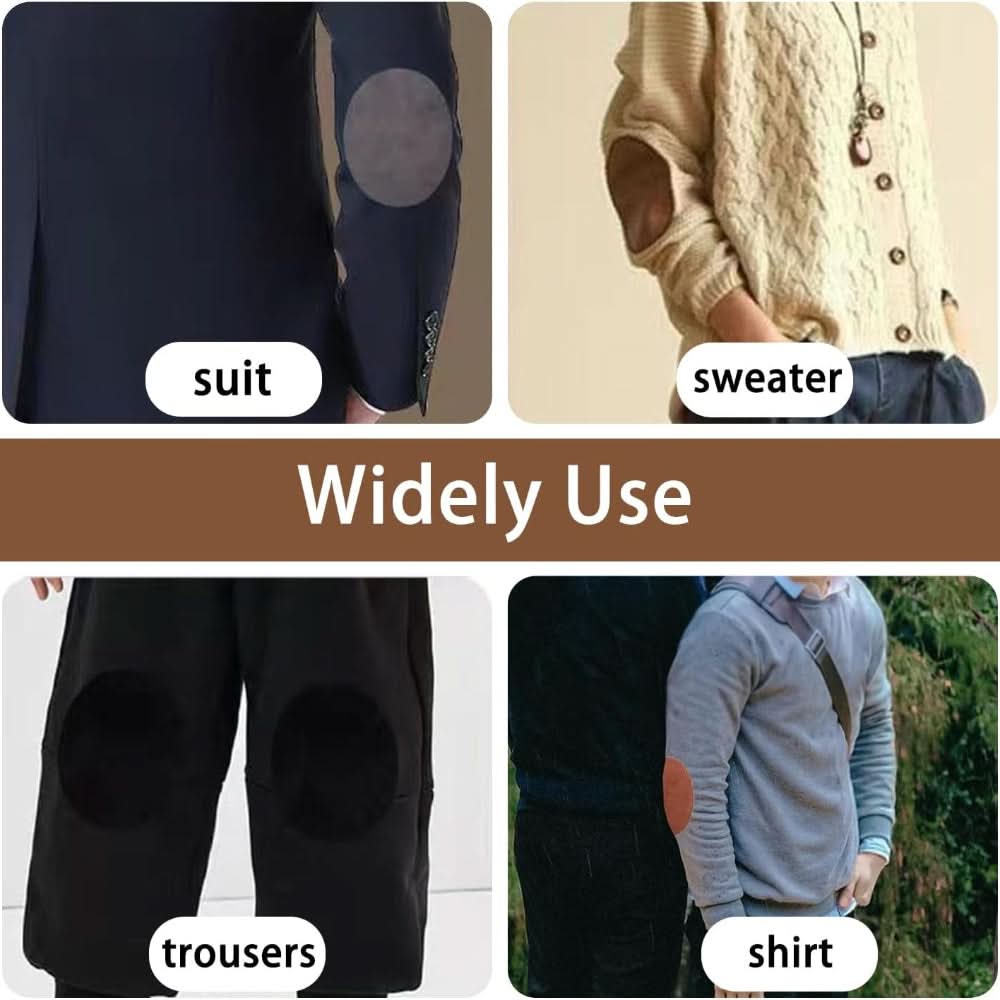 Oval Repair Patches for Jackets and Sweaters