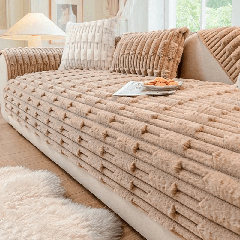 VeluraNest™ Plush Sofa Shield — Wrap Your Sofa in Unshakable Warmth and Plush Protection