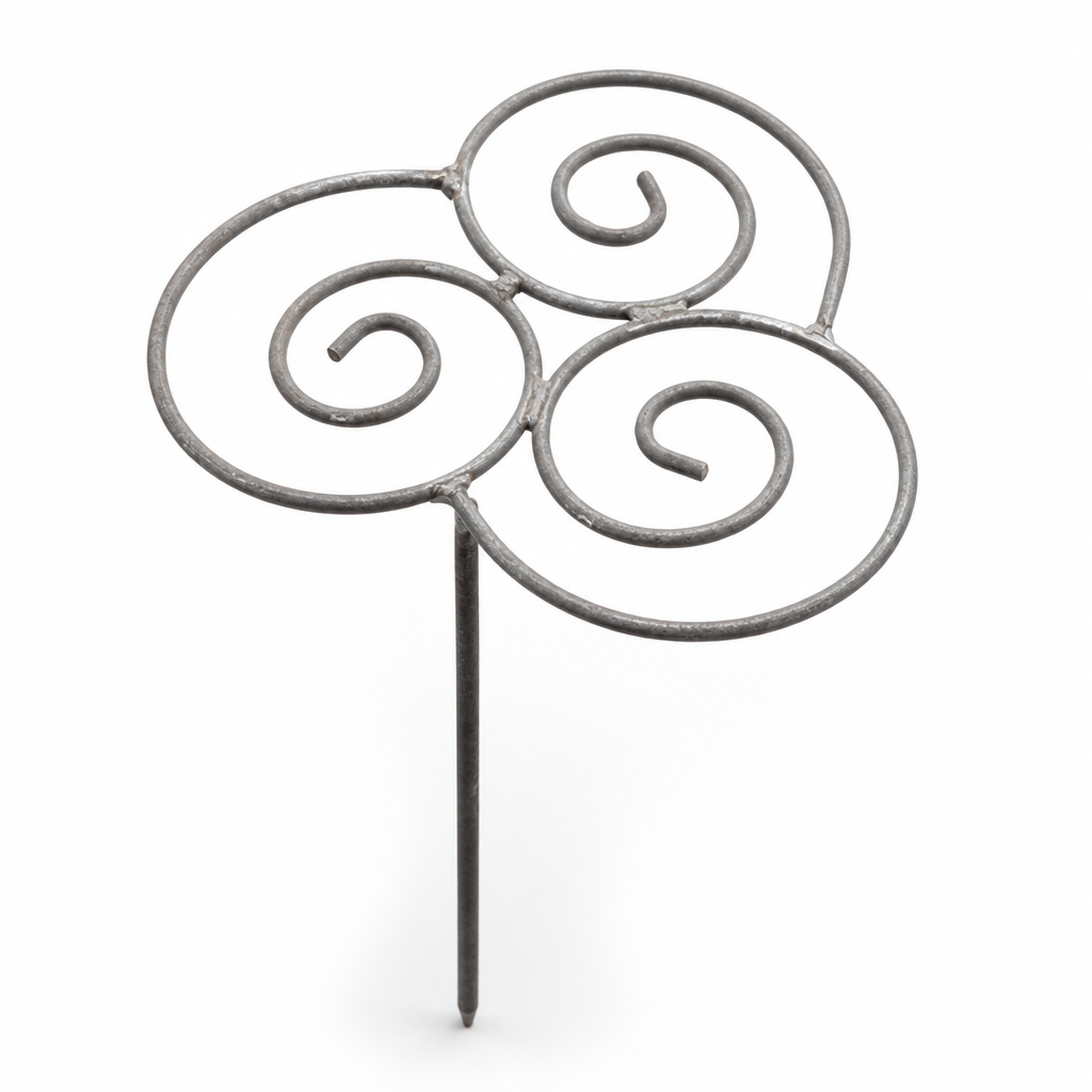 Handcrafted Metal Spiral Plant Support